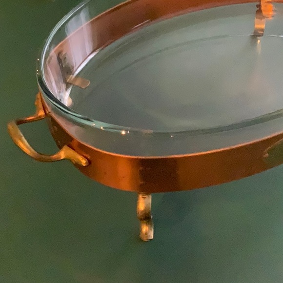 De La Cuisine Pyrex Copper Casserole Stand - Picture 3 of 5